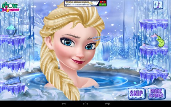 5 игр с макияжем для Android - вечеринка с макияжем в спа-салоне Icy Queen