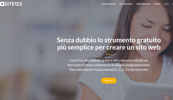 I Migliori 5 Servizi per Creare Siti Web Gratis - Site123.com