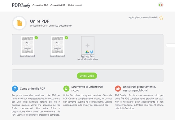 Come Modificare PDF Online - Come usare PDF Candy