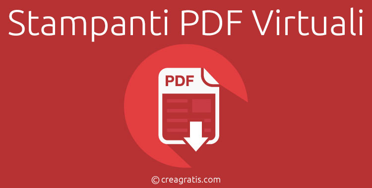 Stampanti PDF virtuali per Windows 10