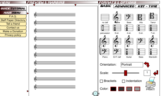 3 Siti per Creare Spartiti Musicali Online - Blank Sheet Music