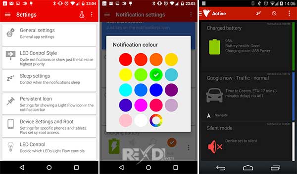 5 App per Personalizzare il LED di Notifica su Android - Light Flow