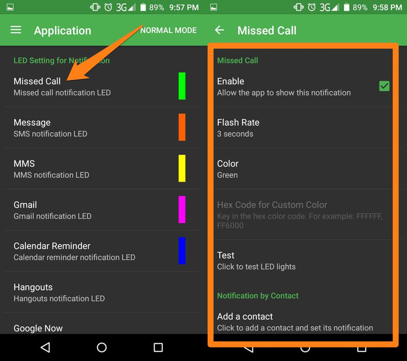 5 Приложение для настройки индикатора уведомлений на Android - Light Manager