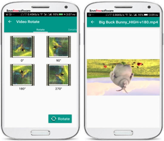 5 App per Ruotare Video su Android - Video Rotate by Bratbull