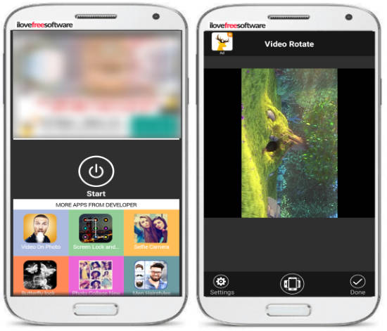 5 App per Ruotare Video su Android - Video Rotate