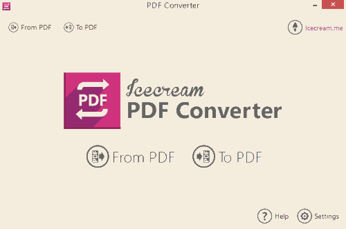 5 Programmi per Convertire eBook Gratis - Icecream PDF Converter