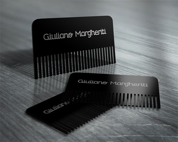 Biglietti da Visita per Parrucchieri - Comb card