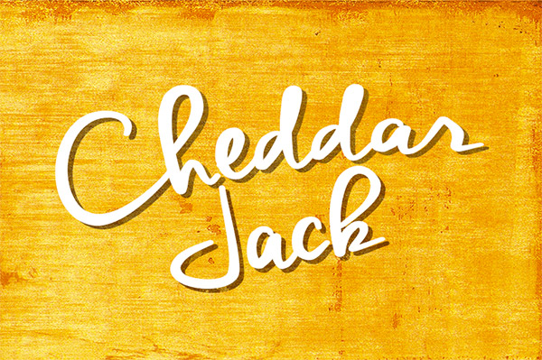 Font ad Effetto Pennello da Scaricare Gratis - Cheddar Jack