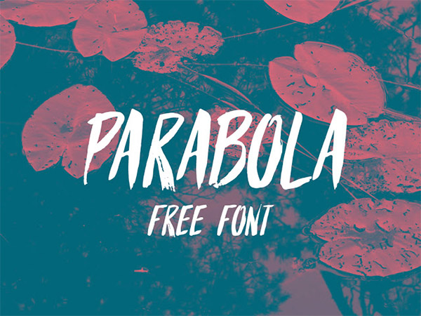 Font ad Effetto Pennello da Scaricare Gratis - Parabola