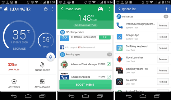Le Migliori 5 App Task Manager per Android - Clean Master