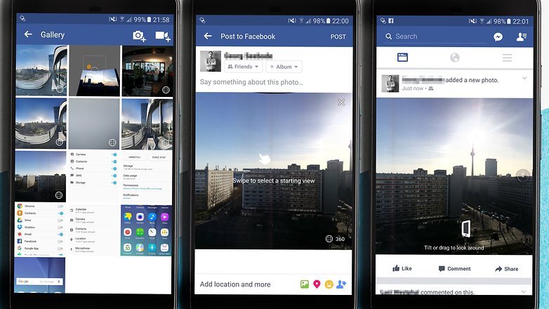 Come Fare Foto a 360 gradi - Condivisione su Facebook