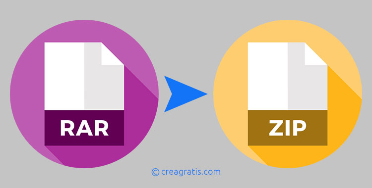 Programmi per convertire file RAR in ZIP