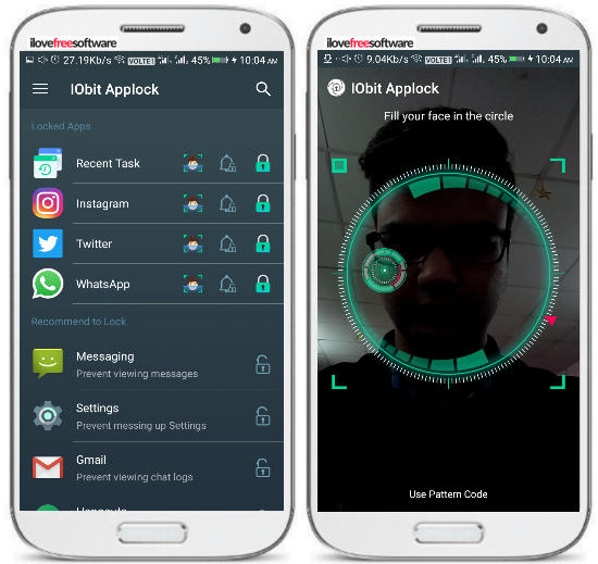 IObit Applock – Face Lock