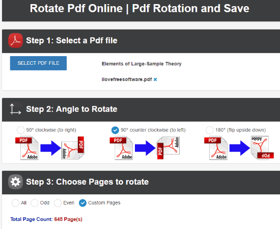 Pdf Rotation Online