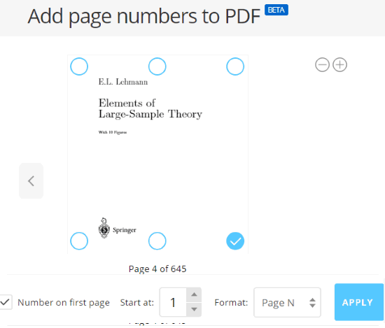 PDF io