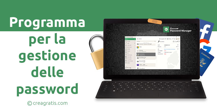 Programma per gestire le password su Windows