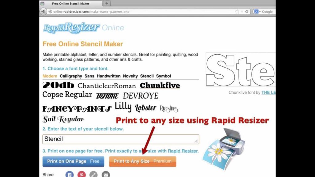 Free Stencil Maker