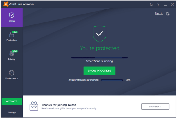 Avast Free Antivirus