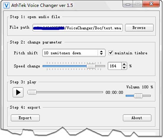 Software Athtek Voice Changer