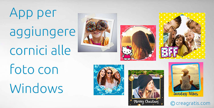 App per aggiungere cornici alle foto