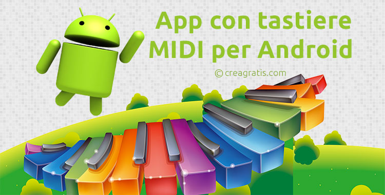 App con tastiere MIDI per Android