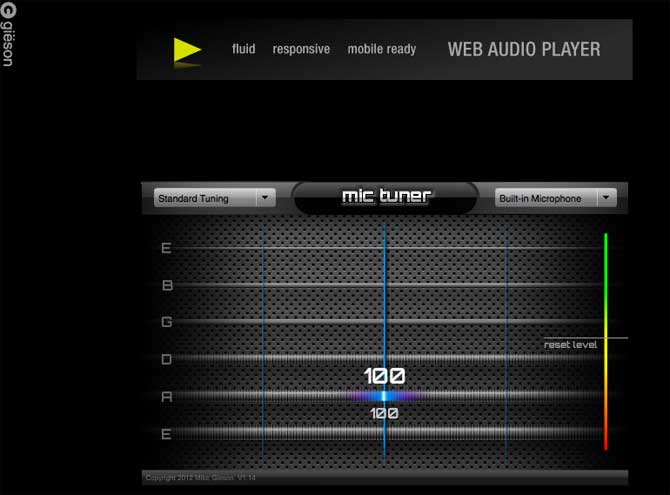 Gieson Guitar Tuner