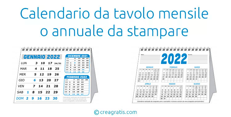 46+ Stampa Calendario 2022 Pdf calendario lunare 1994