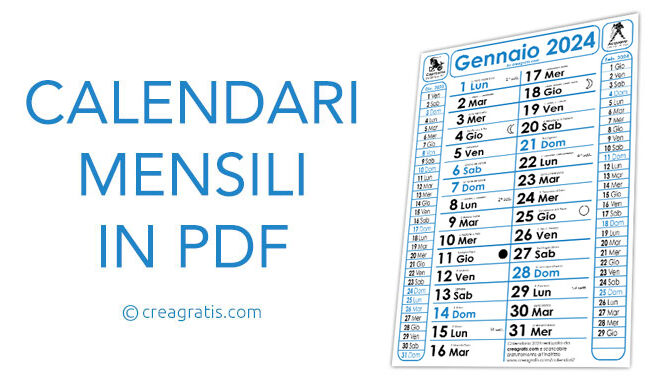 Calendario Mensile 2024 da Stampare con Santi, Fasi Lunari o Semplice  --- (Fonte immagine: https://www.creagratis.com/wp-content/uploads/2023/12/Calendari-Mensili-Da-Stampare-665x380.jpg)