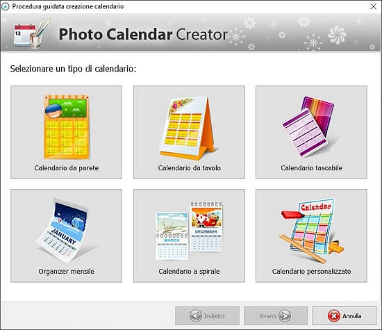 Photo Calendar Creator per creare calendari con foto proprie