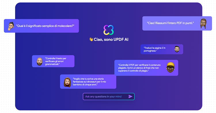 Assistente AI di UPDF